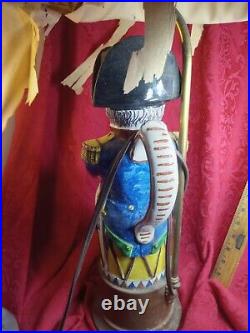 ROYAL DOULTON LARGE CHARACTER TOBY Drum NAPOLEON BONAPARTE Jug War Battle LAMP