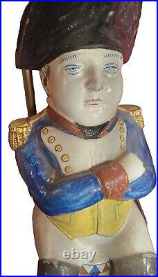 ROYAL DOULTON LARGE CHARACTER/TOBY NAPOLEON BONAPARTE Jug WAR TORN LAMP