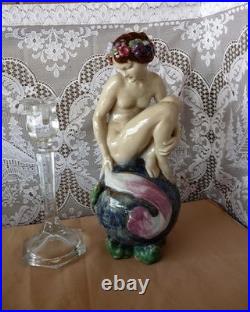 ROYAL DOULTON Lambeth England THE BATHER Stoneware Statuette Figurine JOHN BROAD