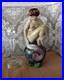 ROYAL DOULTON Lambeth England THE BATHER Stoneware Statuette Figurine JOHN BROAD