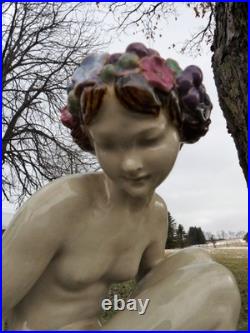 ROYAL DOULTON Lambeth England THE BATHER Stoneware Statuette Figurine JOHN BROAD