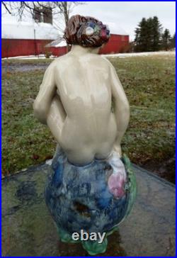 ROYAL DOULTON Lambeth England THE BATHER Stoneware Statuette Figurine JOHN BROAD