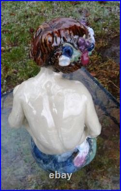 ROYAL DOULTON Lambeth England THE BATHER Stoneware Statuette Figurine JOHN BROAD