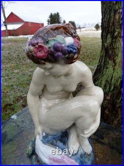 ROYAL DOULTON Lambeth England THE BATHER Stoneware Statuette Figurine JOHN BROAD