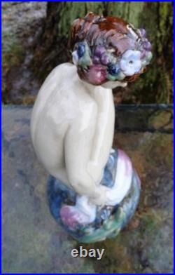 ROYAL DOULTON Lambeth England THE BATHER Stoneware Statuette Figurine JOHN BROAD