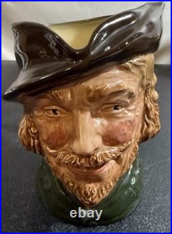 ROYAL DOULTON Large 6.5 Robin Hood Character Toby Jug Mug c1946. MINT