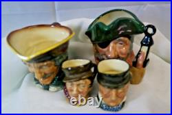 ROYAL DOULTON Mini Toby Mugs - Lot of Eleven (11)