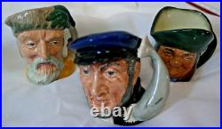 ROYAL DOULTON Mini Toby Mugs - Lot of Eleven (11)