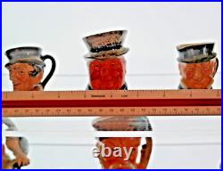 ROYAL DOULTON Mini Toby Mugs - Lot of Eleven (11)