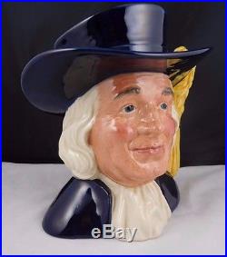 ROYAL DOULTON Mr. Quaker Large Character Toby Jug D6738 Limited Edition 3500