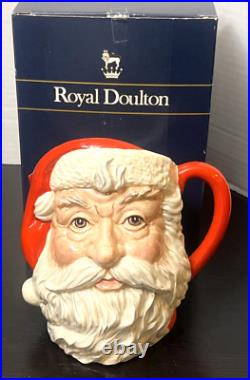 ROYAL DOULTON SANTA CLAUS CHARACTER MUG LARGE 7.5 1983 D6704 mint in box