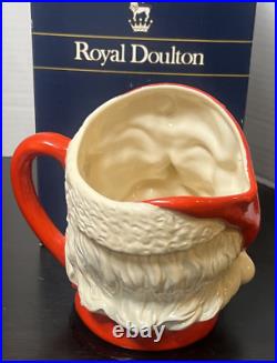 ROYAL DOULTON SANTA CLAUS CHARACTER MUG LARGE 7.5 1983 D6704 mint in box