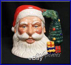 ROYAL DOULTON Santa Claus (witho glasses) Large Character Jug D6794 Tree Handle