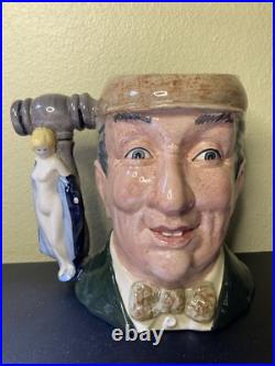 ROYAL DOULTON The Auctioneer D6838 Large Character Jug (autograph Included)