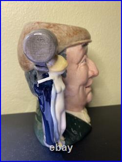 ROYAL DOULTON The Auctioneer D6838 Large Character Jug (autograph Included)
