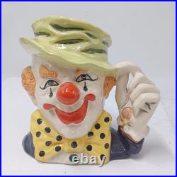 ROYAL DOULTON The Clown D6834 Large Character Jug. Pre-owned