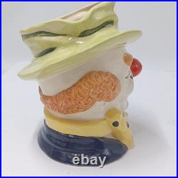 ROYAL DOULTON The Clown D6834 Large Character Jug. Pre-owned