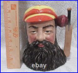 ROYAL DOULTON WG GRACE CRICKET PLAYER LARGE CHARACTER JUG D7032 With ORIGINAL BOX