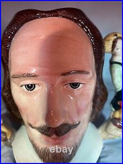 ROYAL DOULTON William Shakespeare D6933 Large Character Jug Limited Edition