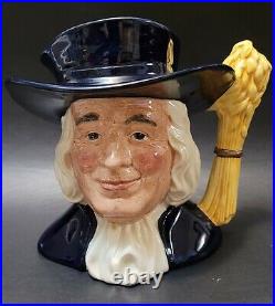 ROYAL DOULTON jug MR. QUAKER. D 6738. 7. LTD edition of 3500. Perfect