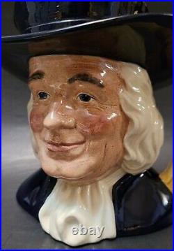 ROYAL DOULTON jug MR. QUAKER. D 6738. 7. LTD edition of 3500. Perfect