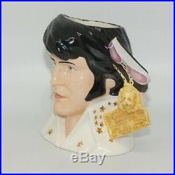 ROYAL DOULTON small size character jug Elvis Presley Vegas EP16 cert boxed