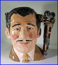 Rare 1983 Clark Gable/Rhett Butler Toby Character Jug D6709 Royal Doulton DS29