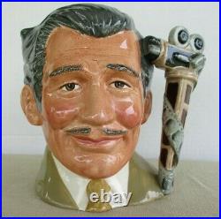 Rare 1984 Clark Gable Royal Doulton Character Jug #d6709 Celebrity Collection