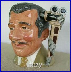 Rare 1984 Clark Gable Royal Doulton Character Jug #d6709 Celebrity Collection