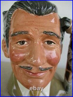 Rare 1984 Clark Gable Royal Doulton Character Jug #d6709 Celebrity Collection