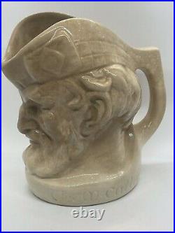 Rare Find! Royal Doulton Large Ivory Mccallum Whiskey Character Jug