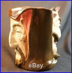 Rare Large Royal Doulton Mephistopheles Character Jug D5757 With Verse