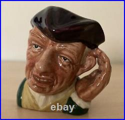 Rare Mini 2.5 ETC Royal Doulton Character Jug Ard of Earing D6534 1st Mint