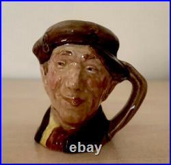 Rare Mini Royal Doulton Character Jug The Pearly Boy V3 Brown Buttons Perfect