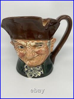 Rare Royal Doulton 5-3/4 Toby Character Musical Mug Jug D5858 Old Charley Works