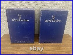 Rare Royal Doulton Bookends Falstaff & King Henry V D7088 & D7089