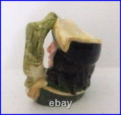 Rare Royal Doulton Character Jug Capt Hook D6605 Etc Miniature Size Perfect