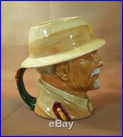 Rare Royal Doulton Character Jug Field Marshall Smuts D6198