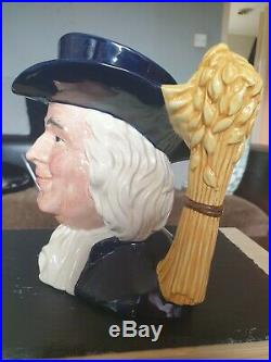 %% Rare %% Royal Doulton Character Jug Mr Quaker D6738 Ltd Ed. 2045/3500