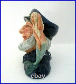 Rare Royal Doulton Character Jug Old Salt D6557 Miniature Open Arm Perfect