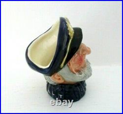 Rare Royal Doulton Character Jug Old Salt D6557 Miniature Open Arm Perfect