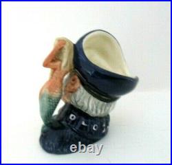 Rare Royal Doulton Character Jug Old Salt D6557 Miniature Open Arm Perfect