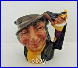 Rare Royal Doulton Character Jug Punch And Judy Man D6596 Etc Miniature Size