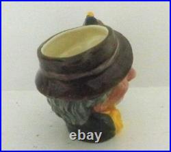 Rare Royal Doulton Character Jug Punch And Judy Man D6596 Etc Miniature Size