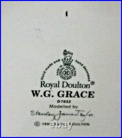 Rare Royal Doulton Character Jug W G Grace D7032 Large Size Perfect