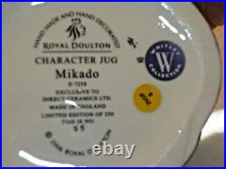 Rare Royal Doulton Character Toby Jug Mikado. #55 Of 250 Made