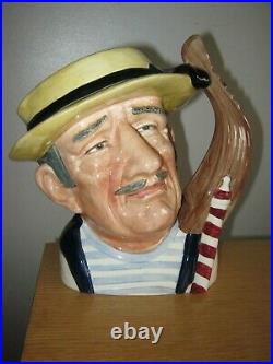 Rare Royal Doulton Gondolier Large Character Jug