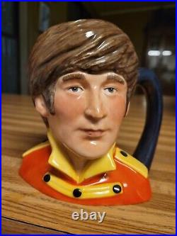 Rare Royal Doulton John Lennon New Colourway Red Character Jug, 5.5 Ltd Ed 1000