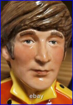 Rare Royal Doulton John Lennon New Colourway Red Character Jug, 5.5 Ltd Ed 1000