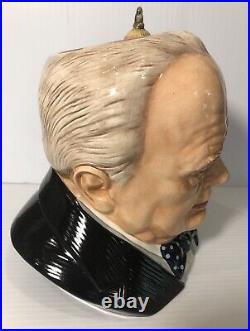 Rare Royal Doulton Jug Winston Churchill D7298